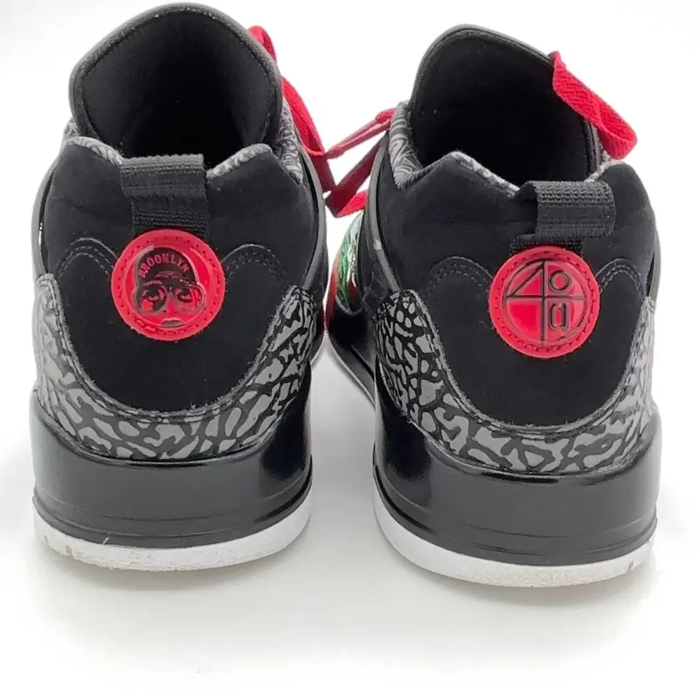 Jordan Spizike Low Black Classic Green Varsity Red FQ1759-060 Mens Size 12